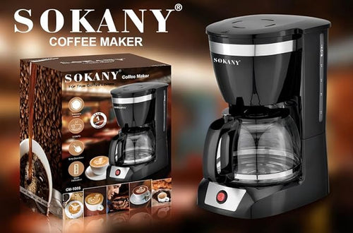 CAFETERA SOKANY CM-108S ( 6 UND X CAJA)