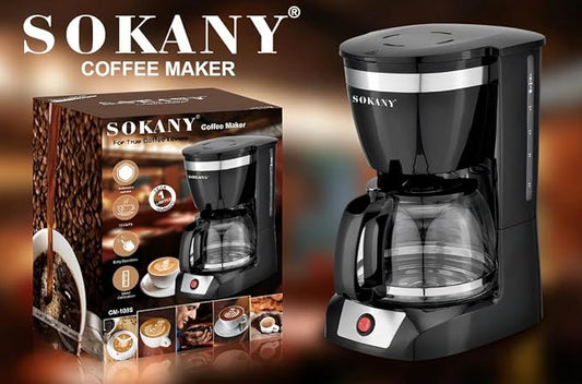 CAFETERA SOKANY CM-108S ( 6 UND X CAJA)
